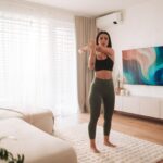 beginner home workout routine bodyweight exercises in living room