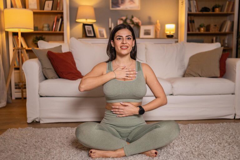 person practicing meditation to reduce stress naturally